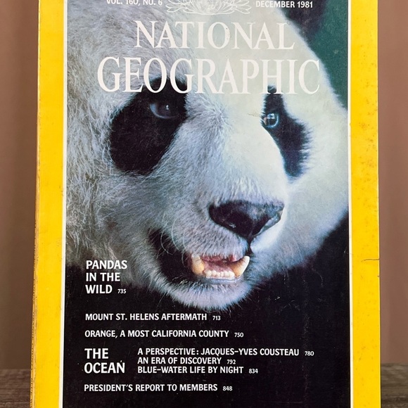 National Geographic December 1981 Vol. 160, No. 6 Pandas In The Wild - Picture 3 of 4